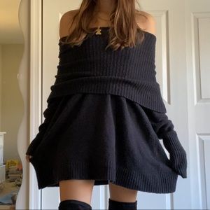Off the shoulder Sweater / Dress